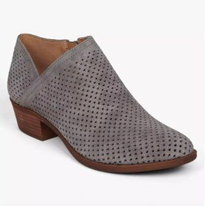 Lucky Brand Gray Suede Booties